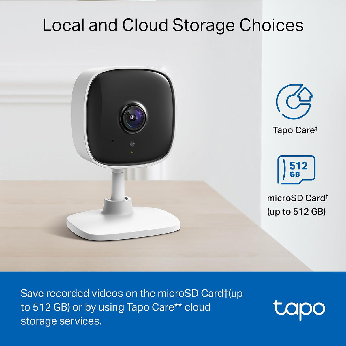 Tapo 1080P Indoor Security Camera, Baby Monitor, Dog Camera - 1080P / White / 4-Pack - image 4