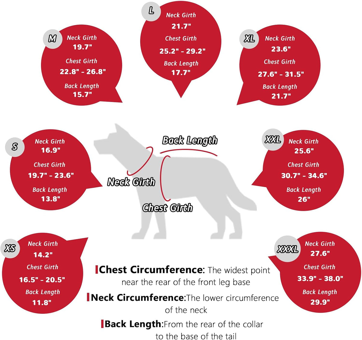 Dog Coat Dogs Jacket Waterproof Reflective Adjustable Dog-Winter - Red / X-Small(chest 17~20in) - image 4
