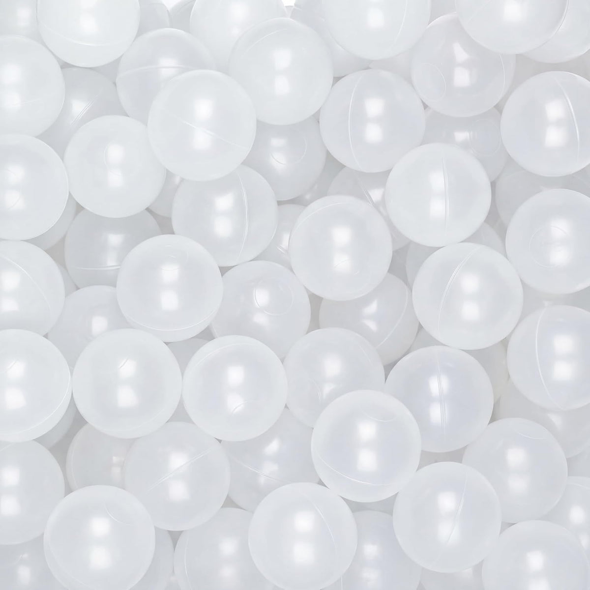 Clear Ball Pit Balls - Crush Proof Plastic Toy Balls for Boys and Girls – Fun for Kids & Family - 170 PACK / Transparent color