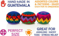 Funny Guy Mugs Footbag Set Assorted Colors and Patterns – Fun for Kids & Family - image 2