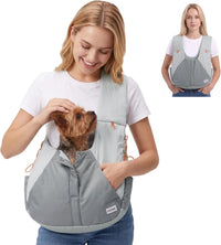 FURTIME Dog Sling Carrier - Gray