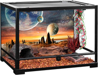 48x18 in Space Aquarium Backdrop Galaxy Planet Earth Fish Tank - 48x18in/120x45cm - image 4