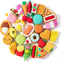 Mr. Pen, Mini Food Pencil Erasers Toy Set - Bright 2