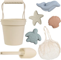 BLUE GINKGO Silicone Beach Toys - Beige