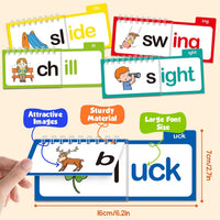 Phonics Flash Cards Word Family Build Book - image 2