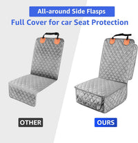 2 Pack Pet Car Seat Cover for Front Seat - gray - image 3