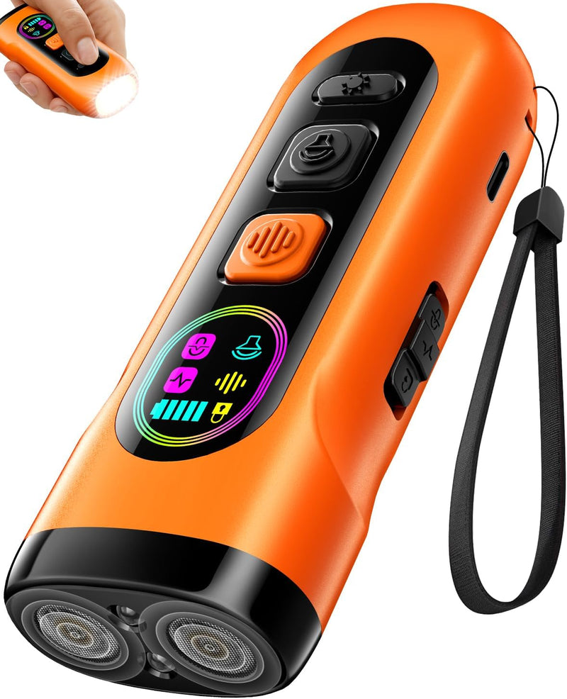Dog Bark Deterrent Devices Anti Barking Device for Dogs Ultrasonic - Orange / 1 Pack