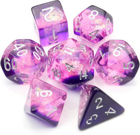 Haxtec Light Green DND Dice Set - Purple