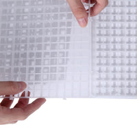Aquarium Plastic Grid Divider Tray Egg Crate - 2 Pcs S - image 4