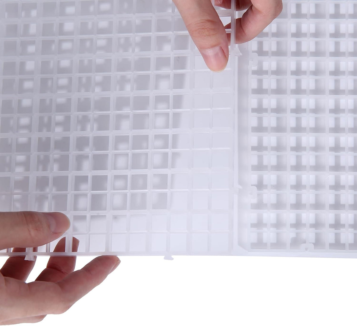 Aquarium Plastic Grid Divider Tray Egg Crate - 2 Pcs S - image 4