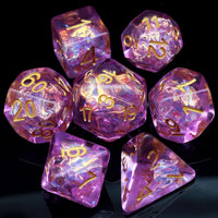 Haxtec Light Green DND Dice Set - Light Purple