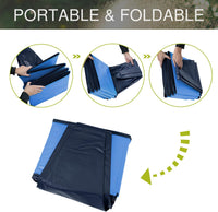 Niubya Foldable Dog Pool, Collapsible Plastic Dog Swimming Pool - 4XL - 80'' x 12'' - image 3
