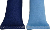 15" Catnip Cat Kicker Toys/Kitty Kick Sticks/Cat-Nip Kick Sticks (Light Denim and Dark Denim) (Kickers Filled with 1 oz Premium Canadian Catnip)
