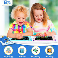 TEKFUN 2 Pack LCD Writing Tablet with Stylus - Purple / 8.5 inches - image 2