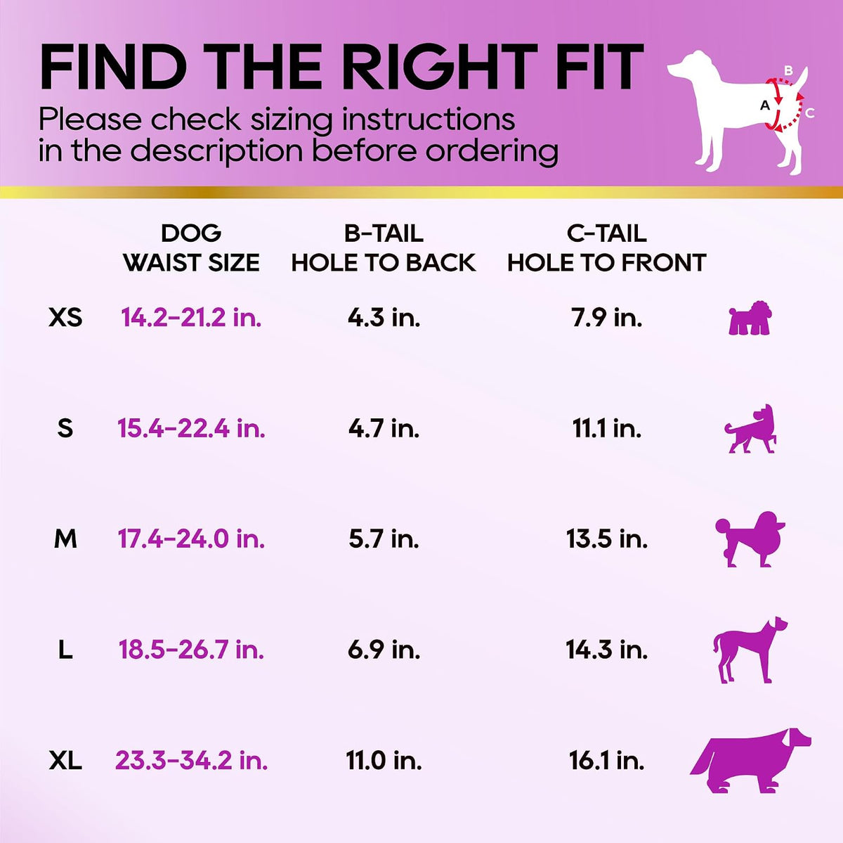 HONEY CARE All-Absorb Disposable Female Dog Diapers Small Size - Medium (Pack of 1) - image 3