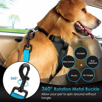 SlowTon Dog Car Seat Belt - Blue / 35.5in- 1 Pack - image 3