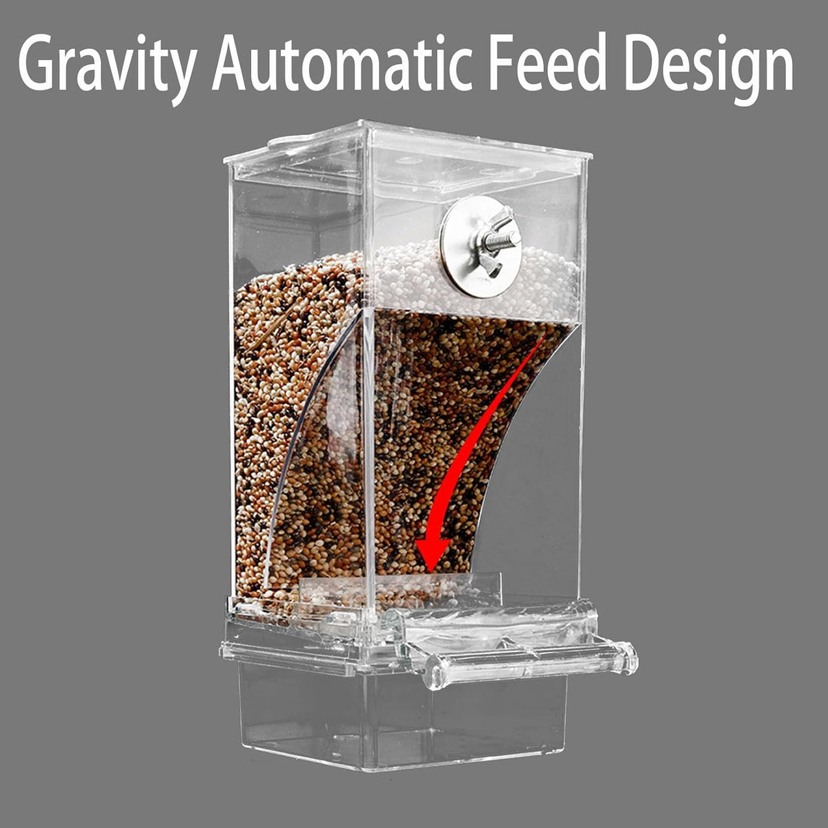 Automatic No Mess Bird Feeder Water Dispenser Set – Essentials for Birds - Transparency + Transparency - image 3