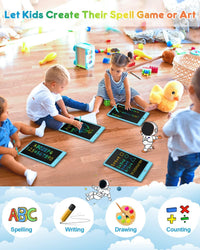 FLUESTON LCD Writing Tablet for Kids - 11"W x 7.5"H / Delightful Dolphin Blue - image 4