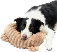 Dog Calming Pillow, Soft and Neck-Friendly - X-Large ( 17" × 10" ) / Coffee
