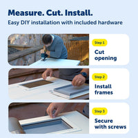 PetSafe Plastic Dog & Cat Door, Pets Up to 40 lb, Paintable - Extra Large - image 3