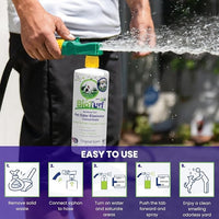 BioS+ Odor Eliminator Concentrate – Artificial Turf Cleaner for Pet Urine Outdoor & Yard Deodorizer for Dog Urine and Waste – Enzyme Formula, Safe for Pets, Kids & Plants – 1 Gallon