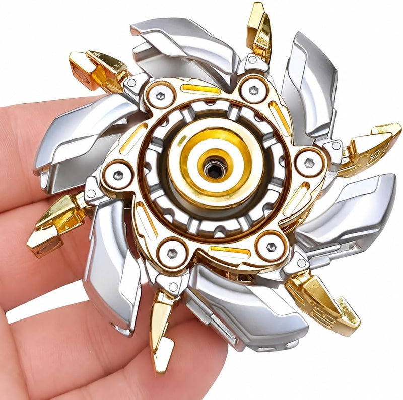 T-Conceal EDC Fidget Slider Spinning Adults Magnet - Silver Gold