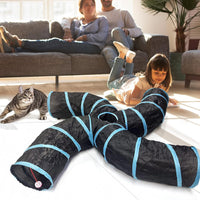 Bemodst Cat Tunnel for Indoor Cats - S-Type 4 Way - image 4