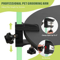 Dog Grooming Arm 35" with Hammock - Green - image 4