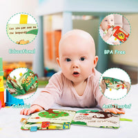Vicloon Baby Soft Cloth Books - Colored Monkey - image 4