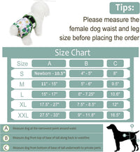 Washable Female Dog Diapers - XX-Large(27.5"-33"Waist) / Cactus - image 3