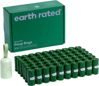 Earth Rated Dog Poop Bag Holder & Leash Dispenser - 1 Dispenser, 900 Bags / Lavender