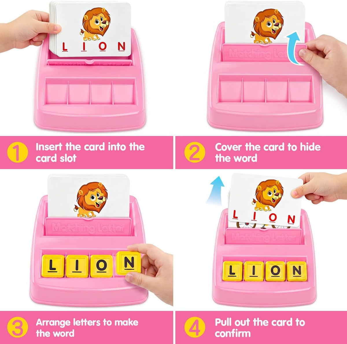 NARRIO Matching Letter Game - Pink - image 2