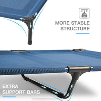 Elevated Dog Bed for Large Dogs 120lb - M (30"Lx 23"Wx6.3"H) / Blue - image 2