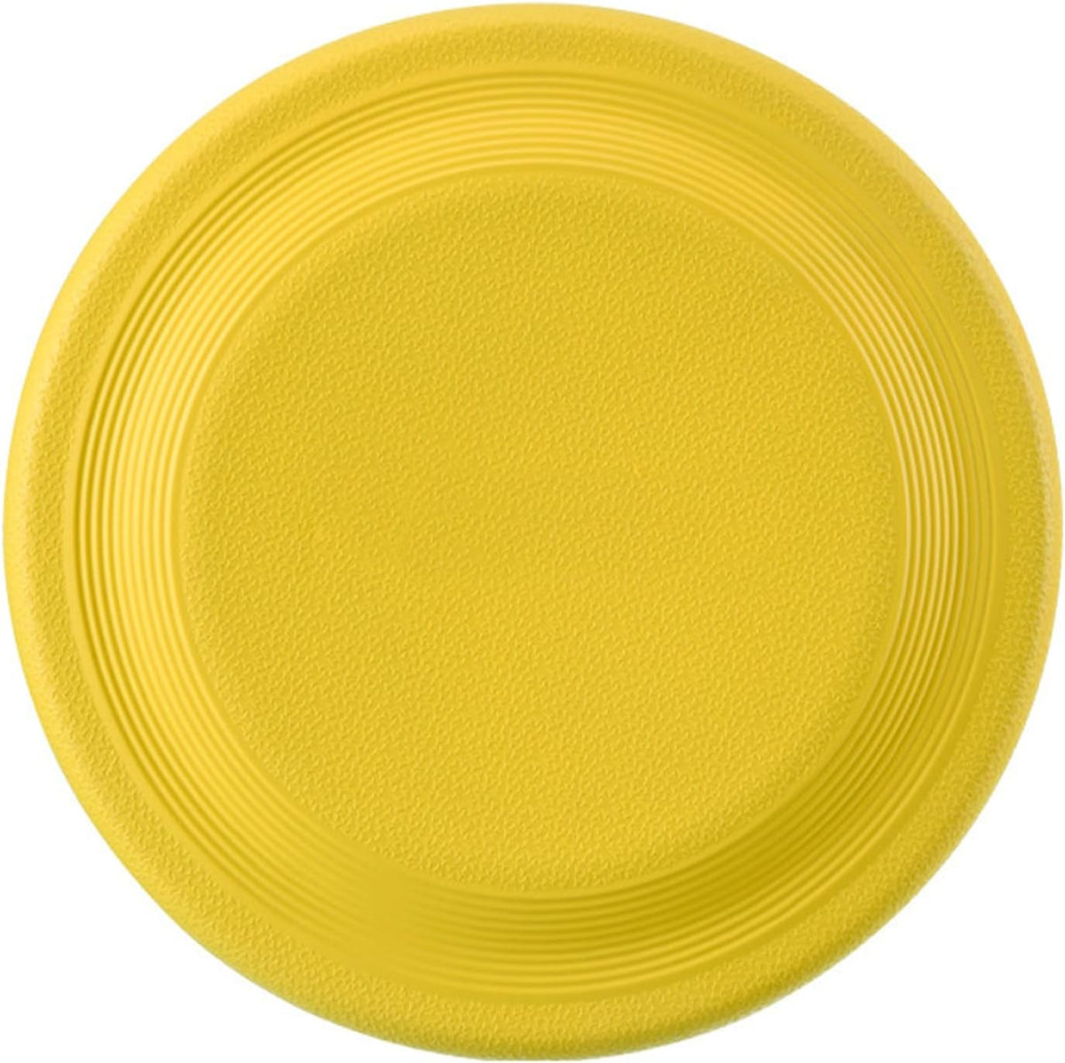 XIGOU Dog Flying Disc, Durable Rubber Flying Disc Dog Toy - Yellow