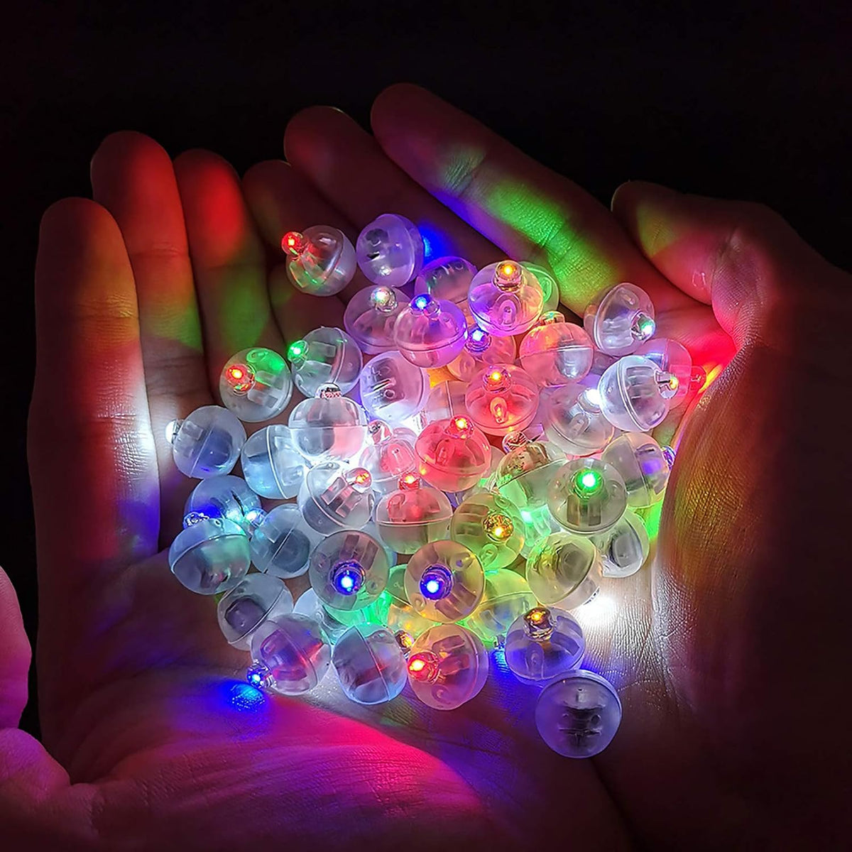 50pcs White LED Balloon Lights - 100PCS / Multicolor - image 2
