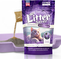 Little Litter Saver | a New Generation Of Cat Litter Box Deodorizer | Unique Slow Release Formula | - Lavender