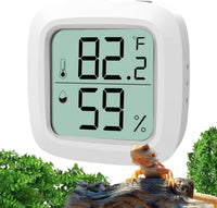 Reptile Thermometer and Hygrometer - KD30M-White / 1Pack