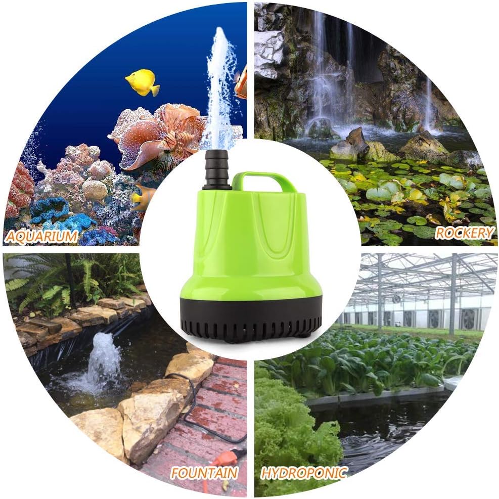 FREESEA Aquarium pump for water change: 660 GPH Drain 40 gal Fast - 25W/330GPH - image 3