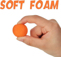 Frienda 24 Pieces Refill Balls Soft Orange Foam Balls Refills Approx 1. 1 Inch in Diameter, Soft Small Light Cat Ball Toys