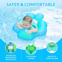 Baby Pool Float with Canopy UPF50+ - Baby Blue / X-Large - image 3