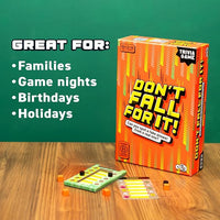 Don't Fall for It – Fun Trivia Board Game Age 3+ for Families and Kids | Hilarious Family Game for All Ages | 2+ Players, Portable and Easy to Play