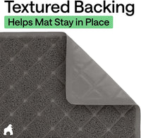 GORILLA GRIP Cat Litter Mat, Coiled Mesh Trapping Mats - Jumbo (47" x 35") / Charcoal - image 4