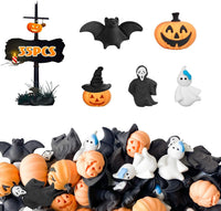 Kleeblatt Halloween erasers for kids shaped like pumpkins, ghosts, bats, skulls and cats - view 5
