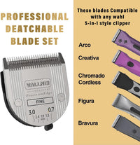 3-Pack 5-in-1 Replacement Blade Compatible with Wahl Animal Bravura - Silver / 1 Pack - image 3