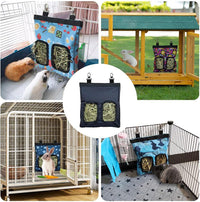 RIOUSSI Guinea Pig Hay Feeder - Blue / M - 13"x9"x2" - image 4