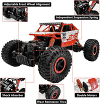 Cheerwing 1:18 Rock Crawler 2.4Ghz Remote Control Car 4WD Off Road RC - Red - image 3