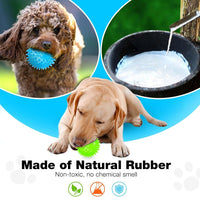 PUPTILY 2 Different Functions Interactive Ball for Dogs 2.5” Squeaky - 6pcs - image 3