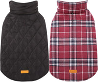 Kuoser Waterproof Dog Coat - Red / Small (Pack of 1)