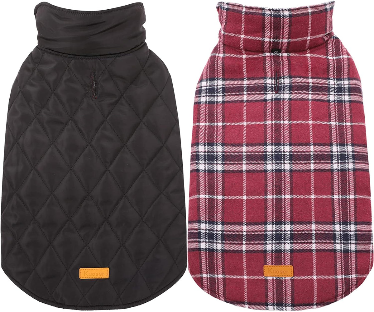 Kuoser Waterproof Dog Coat - Red / Small (Pack of 1)