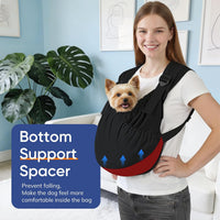 Supet Dog Sling Carrier for Pets - Black / Plus ( 11 - 18Lbs ) - image 2